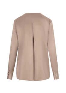 Seiden-Tunikabluse "Emilia" – Taupe – Bild 2