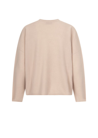Feinstrick-Pullover aus Wolle und Kaschmir - Beige – Bild 2