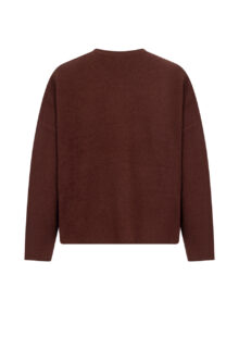 Feinstrick-Pullover aus Wolle und Kaschmir - Rotbraun – Bild 2