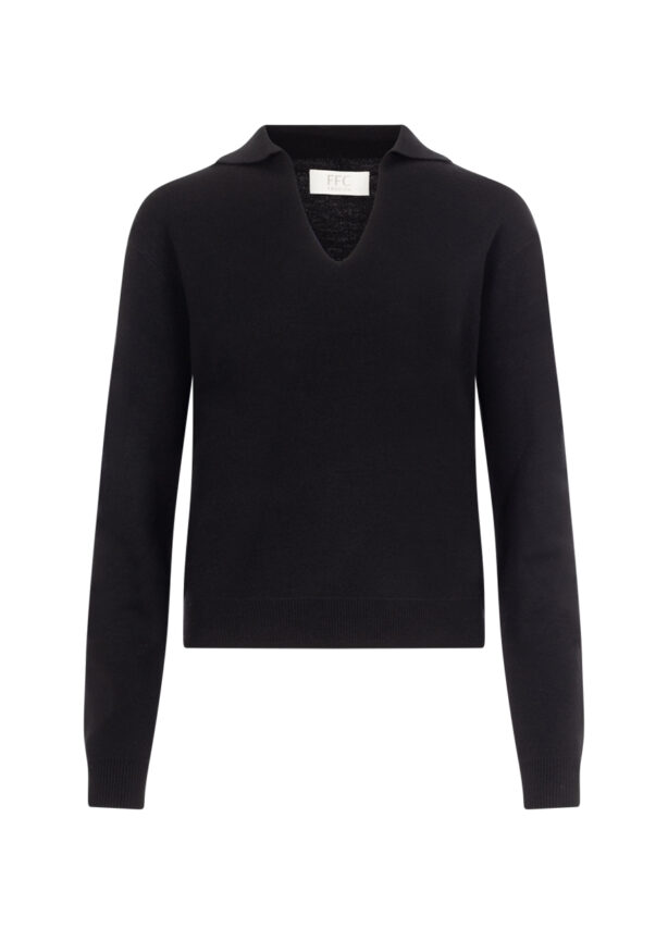 ffc-feinstrick-polopullover-wolle-schwarz