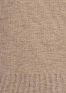 Feinstrick-Polopullover aus Wolle - Sand – Bild 3
