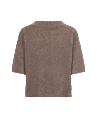 Pullover aus Kaschmir und Seide - Taupe – Bild 2