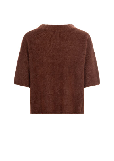 Pullover aus Kaschmir und Seide - Rotbraun – Bild 2