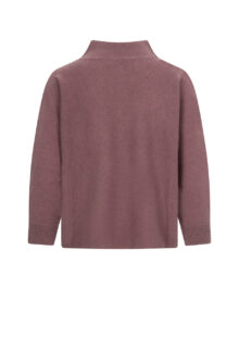 Feinstrick-Pullover aus Wolle und Kaschmir - Mauve – Bild 2
