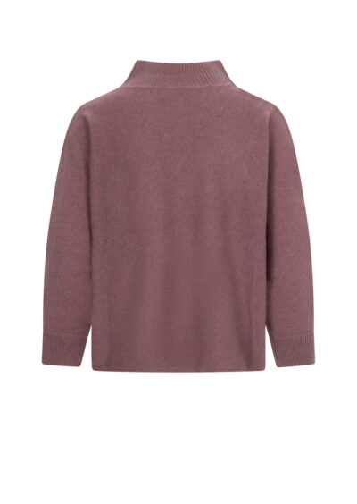 Feinstrick-Pullover aus Wolle und Kaschmir - Mauve – Bild 2