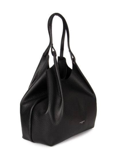 Leder-Tasche "Dua" - Schwarz – Bild 2