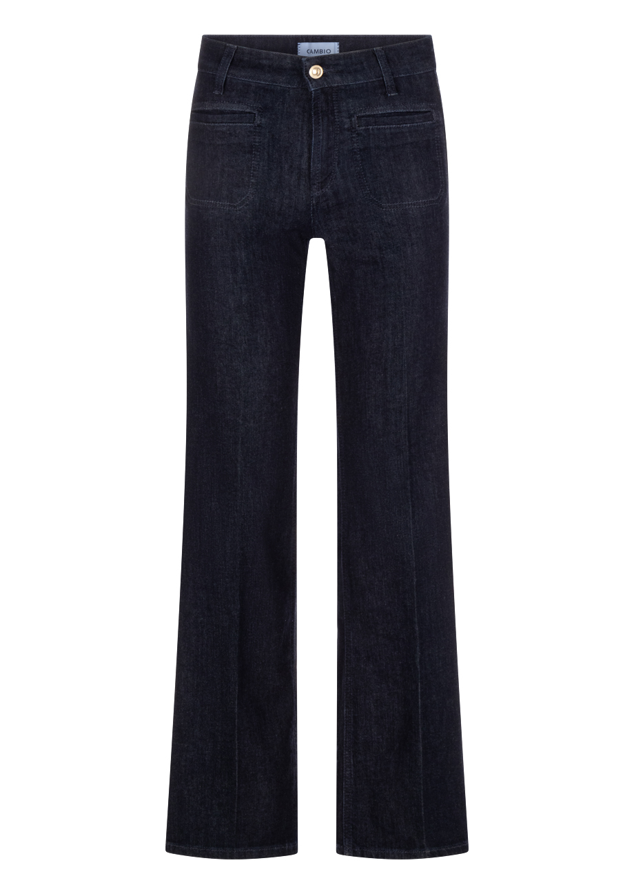 39598_5006-3 Flared-Jeans „Tess“ – Dunkelblau – Bild 1
