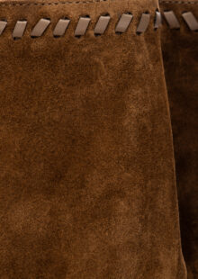 Stiefeletten aus Veloursleder - Braun – Bild 5