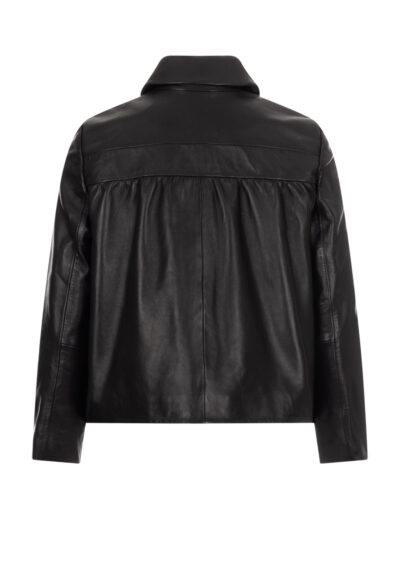 Lederjacke "Mylos" - Schwarz – Bild 2