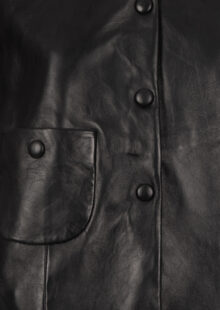Lederjacke "Mylos" - Schwarz – Bild 3
