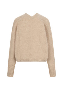 Strickjacke aus Grobstrick - Beige – Bild 2