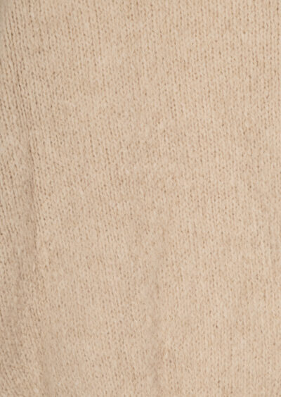 Strickjacke aus Grobstrick - Beige – Bild 3