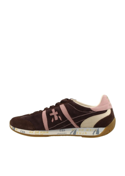 Sneakers "Jacky" - Braun/Rosa – Bild 2