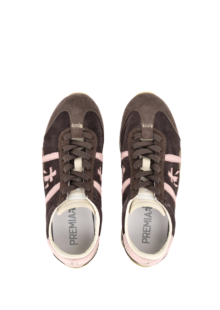 Sneakers "Jacky" - Braun/Rosa – Bild 4