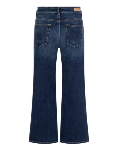 Wide-Leg Crop-Jeans „Saige“ – Blau – Bild 2