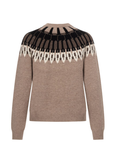 Wollpullover "Arlo" in Norwegermuster - Multi – Bild 3