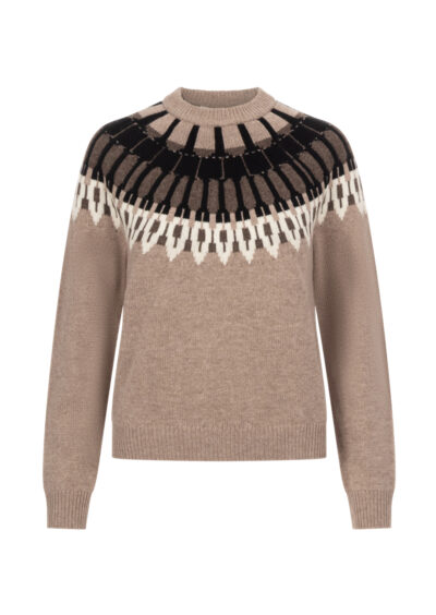 second-female-pullover-arlo-norwegermuster-multi-braun