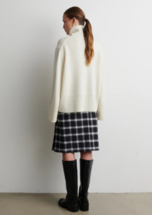 Pullover "Alpha" aus Wolle - Cremeweiß – Bild 5