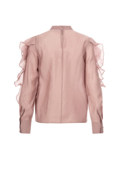 Bluse mit Volants "Molly" - Rosa – Bild 2