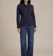 Blazer aus Baumwolle – Dunkelblau