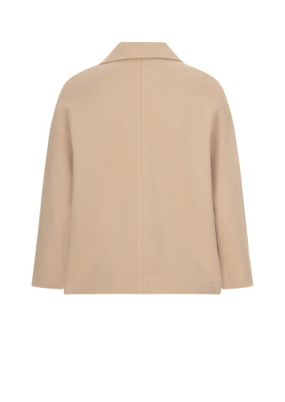 Blazerjacke aus Baumwolle - Beige – Bild 2
