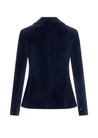 Samt-Blazer - Blau – Bild 2