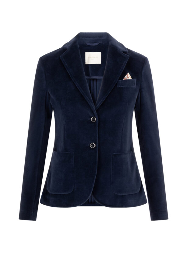 circolo-blazer-samt-blau