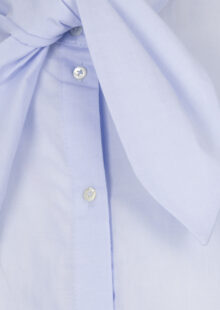 Bluse aus Baumwolle - Hellblau – Bild 3