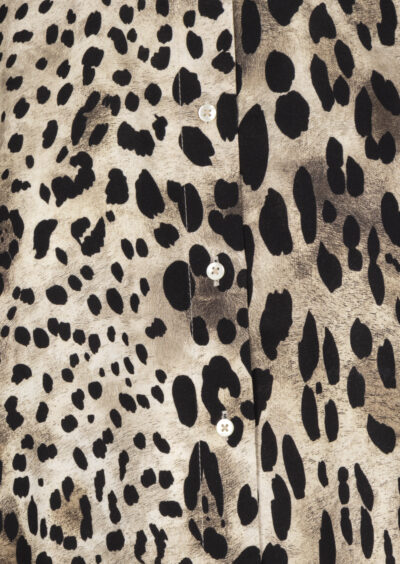 Bluse aus Viskose mit Animal-Print - Multi – Bild 3