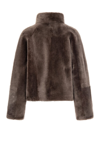 Wendejacke "Ariana" aus Lammfell- Braun – Bild 2