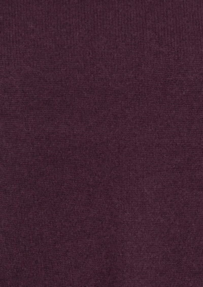 Kaschmirpullover mit Stehkragen – Lila – Bild 3
