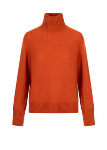 allude-pullover-stehkragen-kaschmir-orange-rot