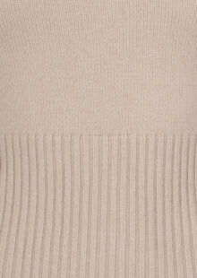 Pullover aus Schurwolle und Kaschmir - Greige – Bild 4