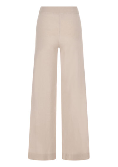 Strickhose aus Schurwolle und Kaschmir - Beige – Bild 2