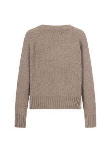 Pullover aus Schurwolle und Kaschmir - Taupe – Bild 2