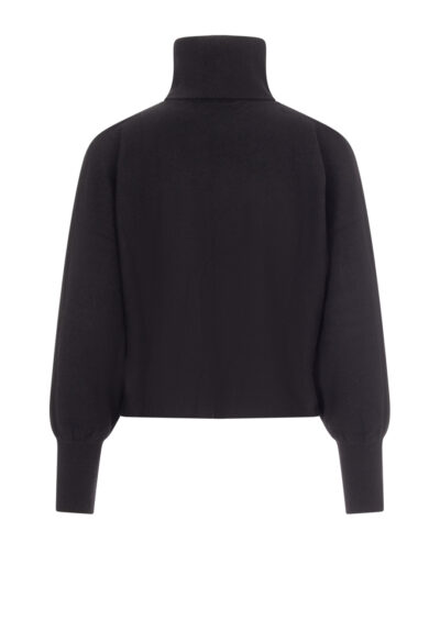 Pullover "Marla" aus Wolle und Kaschmir – Schwarz – Bild 2
