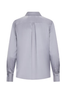 Seidenbluse „Erin“ – Blau – Bild 2