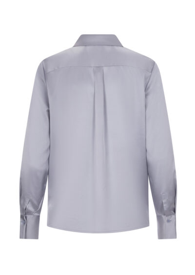 Seidenbluse „Erin“ – Blau – Bild 2