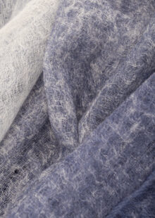 Kaschmirschal - Blau/Grau – Bild 2