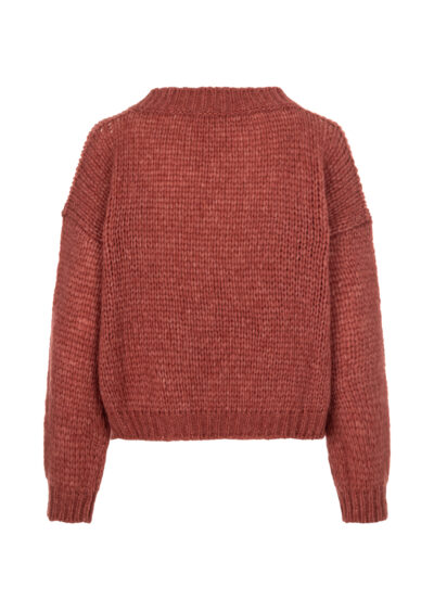 Grobstrick-Pullover - Rosa – Bild 2