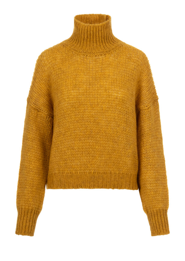 roberto-collina-pullover-grobstrick-gelb