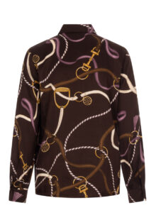 Bluse "Parole" aus Viskose - Braun/Multi – Bild 2