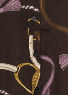 Bluse "Parole" aus Viskose - Braun/Multi – Bild 3