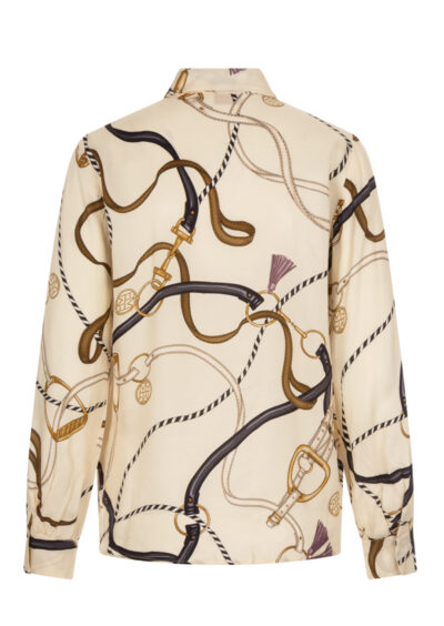 Bluse "Parole" aus Viskose - Beige/Multi – Bild 2
