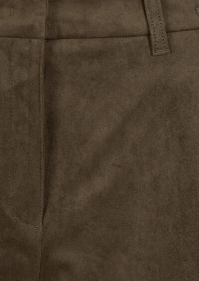 Culotte "Odelia" in Lederoptik - Olivgrün – Bild 3