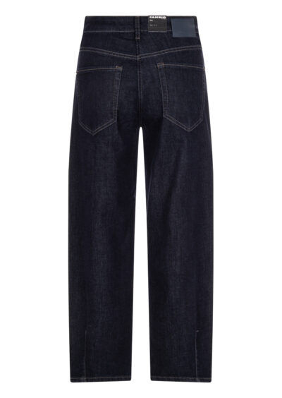 Barrel-Jeans "Elin" - Dunkelblau – Bild 2