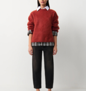 Barrel-Jeans "Elin" - Dunkelgrau