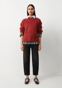Barrel-Jeans "Elin" - Dunkelgrau
