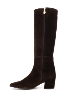 Veloursleder-Stiefel - Braun – Bild 3
