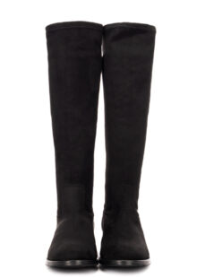 Flache Stretch-Stiefel - Schwarz – Bild 4